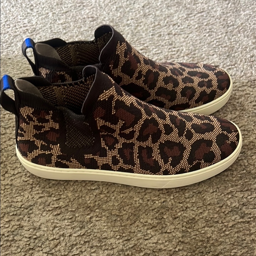 Rothy’s Leopard Print Women's Sneakers 9.5